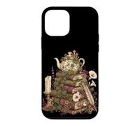 Carcasa para iPhone 12 Mini Dark Academia Cottagecore Tea Books Botanical Mushroom