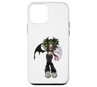 Carcasa para iPhone 12 Mini Dark Angel Demon EMO Baddie Grunge Y2K Gótico Nursecore