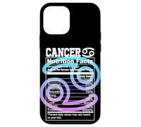 Carcasa para iPhone 12 Mini Datos Nutricionales del Cáncer Signo del Zodíaco Astrología Azul Púrpura