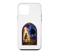 Carcasa para iPhone 12 Mini David Y Goliat Catedral gótica Medieval Mosaico Escena artística
