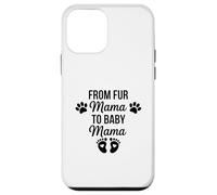 Carcasa para iPhone 12 Mini De Fur Mama To Baby Mama Funny Dog Mom Embarazo