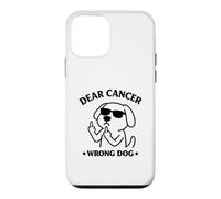 Carcasa para iPhone 12 Mini Dear Cancer Wrong Dog Funny Cancer Concientización del Cáncer Diseño de Perro