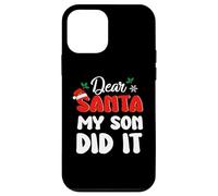 Carcasa para iPhone 12 Mini Dear Santa My Son Did It Family Matching Christmas