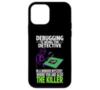 Carcasa para iPhone 12 Mini Debugging Is Being The Detective Programmer Code