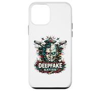 Carcasa para iPhone 12 Mini Deepfake Nation AI Vigilancia Cyberpunk