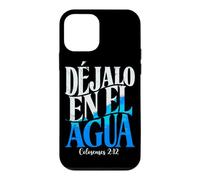 Carcasa para iPhone 12 Mini Déjalo En El Agua Bautizado Inglés Culto Cristiano Español