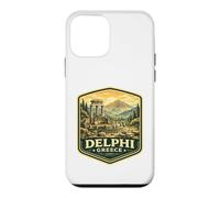 Carcasa para iPhone 12 Mini Delfos Grecia Viaje de Vacaciones a Delfos Grecia Griego