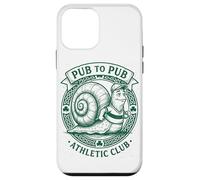 Carcasa para iPhone 12 Mini Día de San Patricio Irish Snail Pub To Pub Slow & Steady