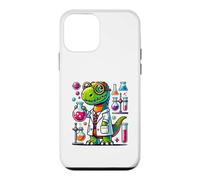 Carcasa para iPhone 12 Mini Dinosaurio científico Divertido, Dinosaurio científico Inteligente, Escuela Infantil
