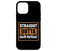 Carcasa para iPhone 12 Mini Directamente Fuera del Sur de Portland Maine USA Retro Vintage Humor