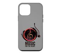 Carcasa para iPhone 12 Mini Disco de Vinilo Retro de música para el corazón
