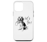 Carcasa para iPhone 12 Mini Diseño Beagle Let's Go! - Happy Beagle Dog Lover Design