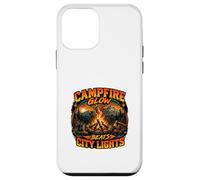 Carcasa para iPhone 12 Mini Diseño Campfire Glow Beats City Lights para Aventuras al Aire Libre