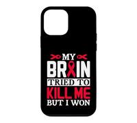 Carcasa para iPhone 12 Mini Diseño de Cinta MY Brain Tried TO Kill ME Pero I Won