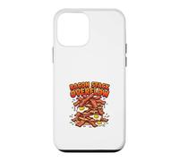 Carcasa para iPhone 12 Mini Diseño Divertido de Bacon Stack Overflow para desayunar