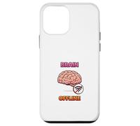 Carcasa para iPhone 12 Mini Diseño Divertido del Humor tecnológico del Cerebro Fuera de línea