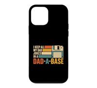 Carcasa para iPhone 12 Mini Diseño I Keep All My Dad Jokes In A Dad-A-Base