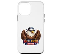 Carcasa para iPhone 12 Mini Diseño Patriotic Eagle Biker Freedom American Spirit