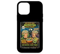 Carcasa para iPhone 12 Mini Diseño Película Horror Retro con Palomitas Monstruo Drive-In