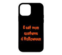 Carcasa para iPhone 12 Mini Disfraz de Cest Mon d Halloween francés Humor de Halloween