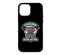 Carcasa para iPhone 12 Mini Divertida Cesta de Golf Chains Before Anything Frisbee Sport