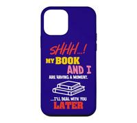 Carcasa para iPhone 12 Mini Divertido Amante de la Lectura mi Libro y yo Teniendo un Momento Lector