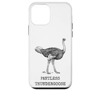 Carcasa para iPhone 12 Mini Divertido Avestruz sin Pantalones Thundergoose Nombre Animal Broma estúpida