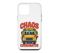 Carcasa para iPhone 12 Mini Divertido Conductor de autobús Escolar Coordinador Profesional de Caos