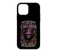 Carcasa para iPhone 12 Mini Divertido diseño gótico de Halloween del caldero Witchcore