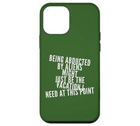 Carcasa para iPhone 12 Mini Divertido Extraterrestre Secuestro Humor Aliens OVNI Creer UFOs