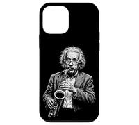 Carcasa para iPhone 12 Mini Divertido Física Científico Jugando Saxofón Matemáticas Nerd Ciencia Humor