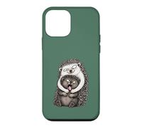 Carcasa para iPhone 12 Mini Divertido Introvertido Abrazo Torpe Erizo Animal Humor sarcástico