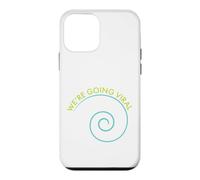 Carcasa para iPhone 12 Mini Divertido Juego de Palabras de microbiología Nos Estamos volviendo virales