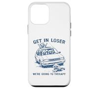 Carcasa para iPhone 12 Mini Divertido Mapache Entrar en Perdedor Vamos a Terapia sarcástica