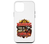 Carcasa para iPhone 12 Mini Divertido Martillo Constructor DIY Advertencia de Que Esto no es un Taladro