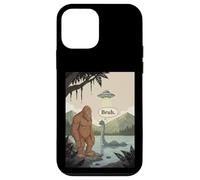 Carcasa para iPhone 12 Mini Divertido Monstruo alienígena de Bigfoot Sasquatch Loch Ness