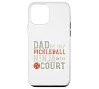 Carcasa para iPhone 12 Mini Divertido Pickleball Dad Pickleball Ninja para Hombre