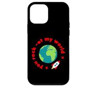 Carcasa para iPhone 12 Mini Divertidos Juegos de Palabras Divertidos de Funny You Rock-et My World Cute Rock-et My World