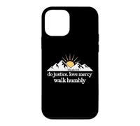 Carcasa para iPhone 12 Mini Do Justice Love Mercy Walk Humbly Bible Verse Micah 6:8 God
