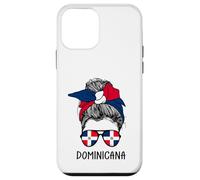 Carcasa para iPhone 12 Mini Dominicana Girl Dominican Heritage Dominican Republic Flag