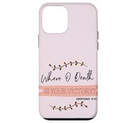 Carcasa para iPhone 12 Mini ¿Dónde está la Muerte tu Victoria? Corintios 15:55 Pascua