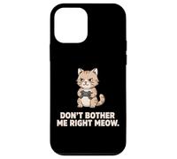 Carcasa para iPhone 12 Mini Dont Bother Me Right Meow Cat Gamer Divertido