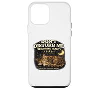 Carcasa para iPhone 12 Mini Dont Disturb Me Ignoring Reality Cat Lovers Experto Divertido