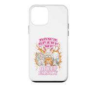 Carcasa para iPhone 12 Mini Dont Scare Me I Queef Fácilmente Cat Funny Bootleg