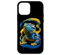 Carcasa para iPhone 12 Mini Dragón Barbudo Colorido Lagarto Reptil Exótico Gecko Iguana