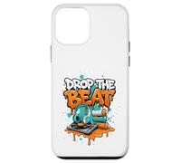 Carcasa para iPhone 12 Mini Drop The Beat Street Art DJ Auriculares de Vinilo para Tocadiscos