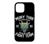 Carcasa para iPhone 12 Mini El Demonio Tigre Y El Muay Thai