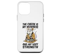 Carcasa para iPhone 12 Mini El Queso es mi Debilidad Funny Rata Meme Vintage Ratas Broma