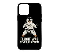 Carcasa para iPhone 12 Mini El Vuelo de pingüino Nunca fue una opción Divertida Karate MMA