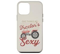 Carcasa para iPhone 12 Mini Ella Piensa Que mis Tractores Cosechadora Sexy Tractor Conductor Granjero